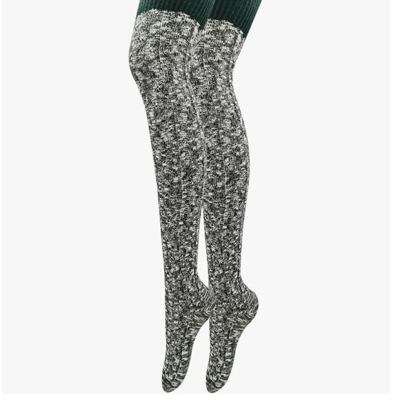 Thigh High Knitted Winter Boot Socks - Picture 5 of 5